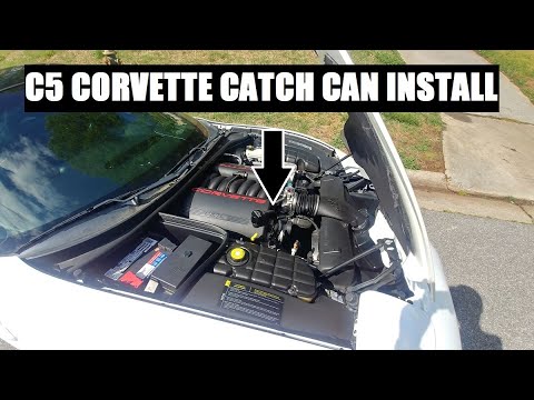 Installing my CATCH CAN on the Corvette! - YouTube
