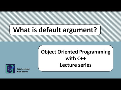 What is Default Argument: OOP with C++ - YouTube