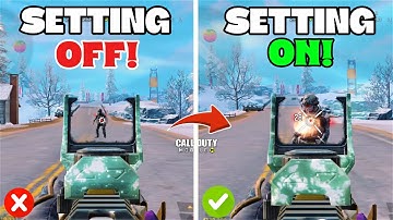 TOP 10 BESTE instellingen in CODM Battle Royale 2025 | Call of Duty Mobile | BR-instellingen COD ...