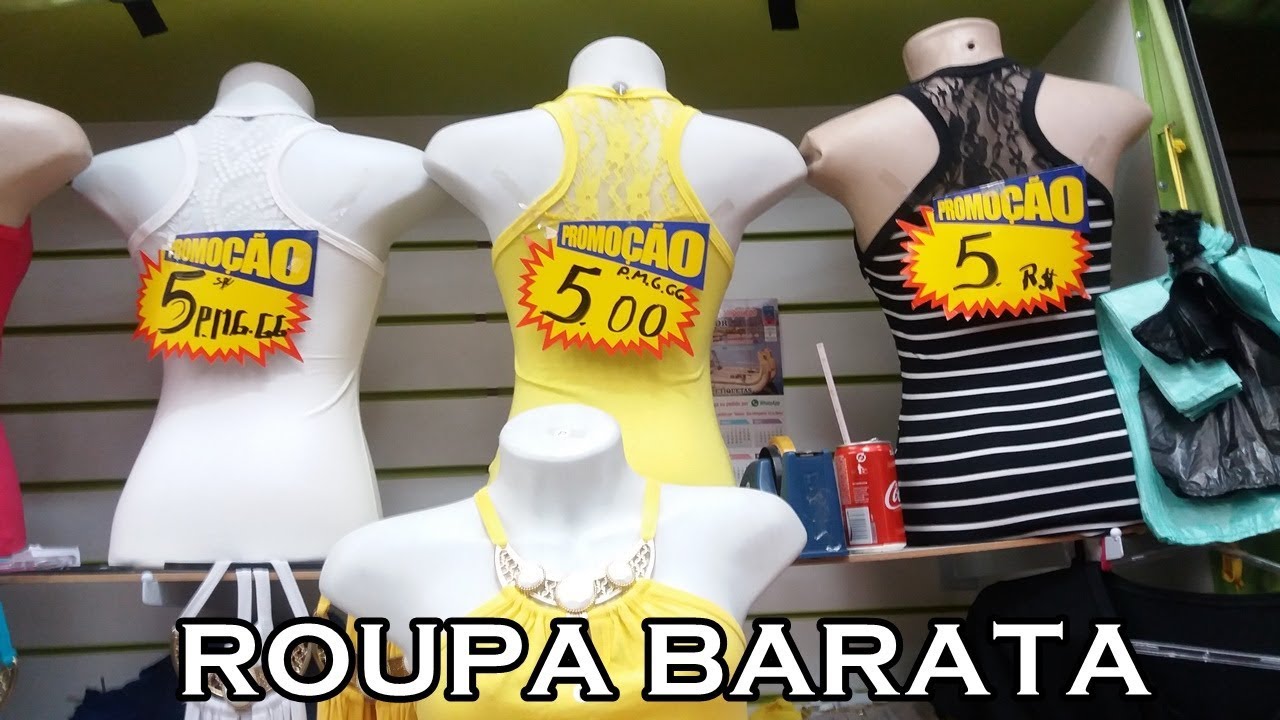 lojas de roupas baratas no brás