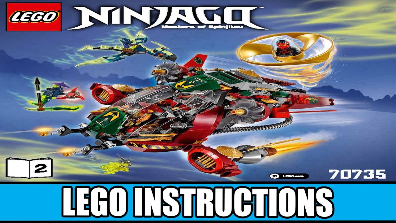 LEGO Instructions | Ninjago | 70735 | Ronin R.E.X. (Book 1) - YouTube