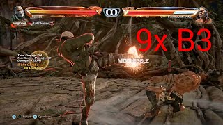 Probably the HARDEST Combo to Land in Tekken 7 | 9x B3 !!