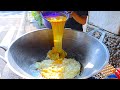 300 eggs 1 Pan! Delicious Huge Eggs Fried Rice Cooking Skills - Indonesian Street Food