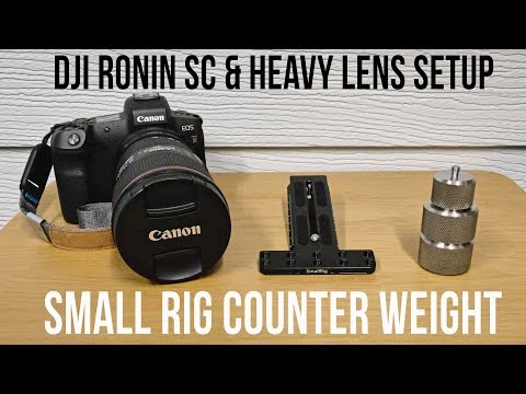 Dji Ronin Sc Balance Heavy Lenses With Smallrig Counter Weight