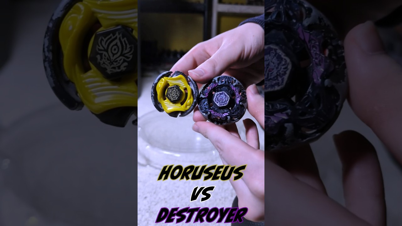 Vulcan Horuseus 145D vs Gravity Destroyer AD145WD | Metal Fight Beyblade メタルファイトベイブレード