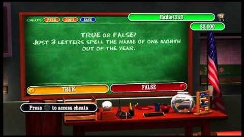 Are you Smarter then a Fifth Grader?... Nope.