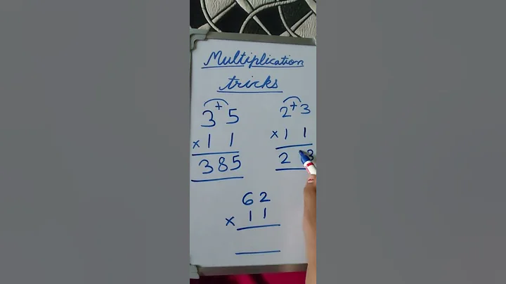 multiplication trick of 11#shorts#youtube #multiplication