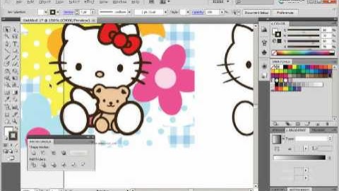 Adobe Illustrator CS5 Tutorial 18  Draw Hello Kitty