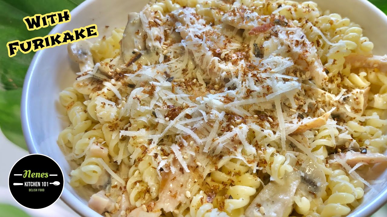 Creamy Turkey Breast Pasta with mushroom and Furikake Nenes Kitchen101 YouTube
