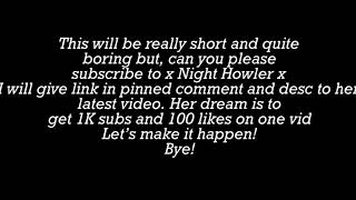 Subscribe To x Night Howler x Please!