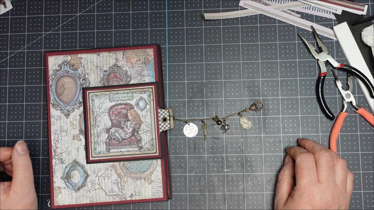 Alice hybrid journal folio walkthrough and front closure