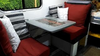 E27 Table To Couch - Travel Trailer Conversion – Just Keep On Moving