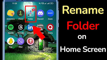 How to Rename Folder on Home screen? Android Mobile