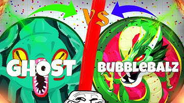 AGAR.IO | GHOST VS BUBBLEBALZ !! ULTRA HACK POPSPLITS MOMENTS // LEGENDARY GOD OF POPSPLITS