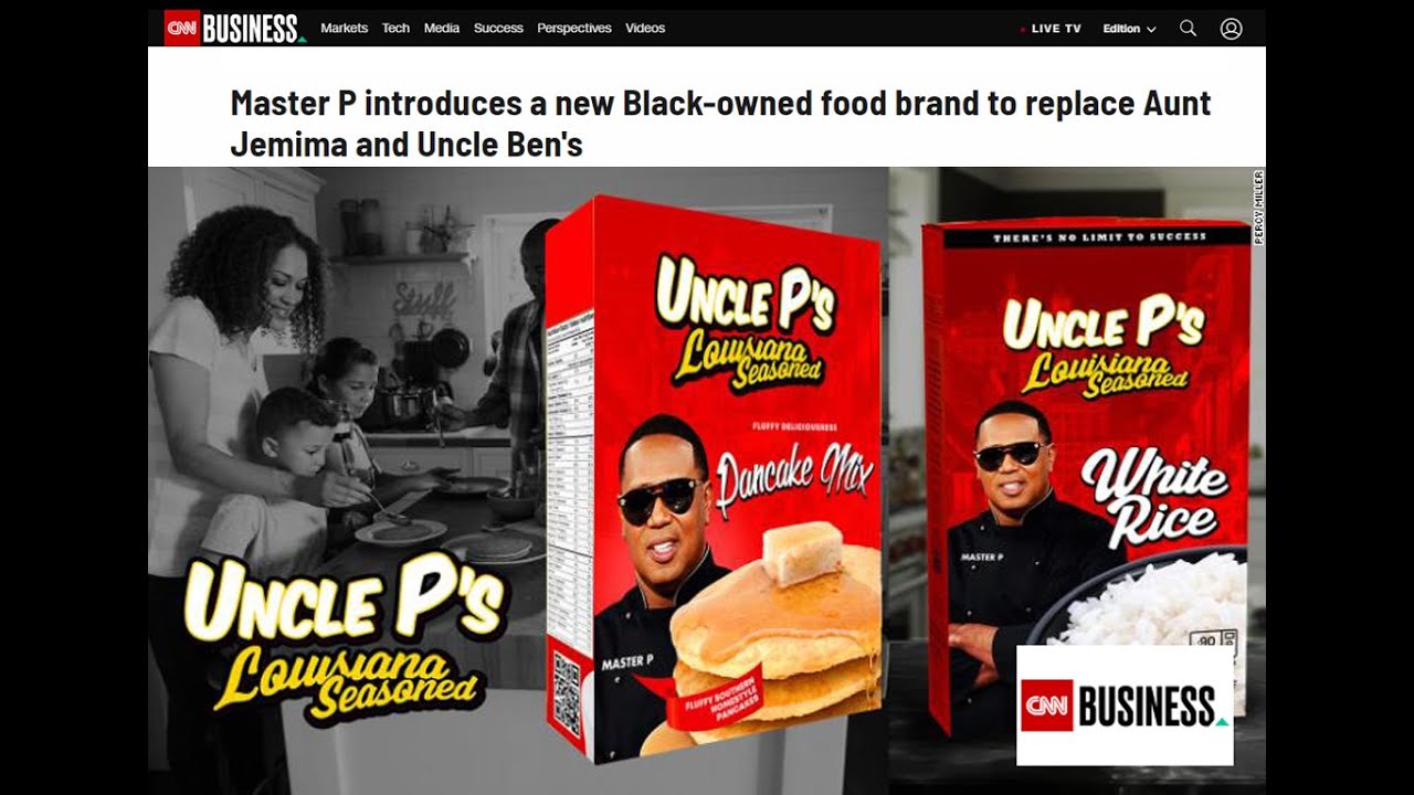 Master P introduces a new Black-owned food brand to replace Aunt Jemima and Uncle Ben's