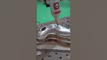 6 axis 3 D Robot laser cutting machine for AUTO parts! #robot #lasercutting  #autoparts