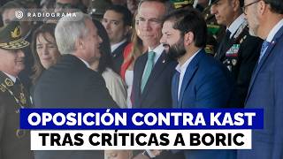 Las repercusiones tras arremetida de Kast contra Boric: oposición reacciona y lanza dardos