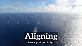 What is Aligning? | How Does Aligning Look? | How to Say Aligning in English?