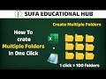 Excel Se Ek Click Mein Multiple Folders Kaise Banaye | Batch File Trick 🔥 |