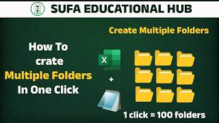 Excel Se Ek Click Mein Multiple Folders Kaise Banaye | Batch File Trick 🔥 | screenshot 2