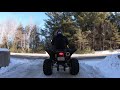 ATV Snowy trails in Quebec, Canada 01/09/21 pt2