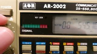 AOR AR - 2002 Test 2 / 11m / 2m / Radio