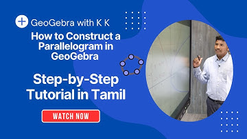 How to Construct a Parallelogram in GeoGebra | Step-by-Step Tutorial