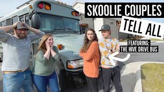 SKOOLIE COUPLES TELL ALL ft. The Hive Drive Bus & TaleOfTwoSmittys