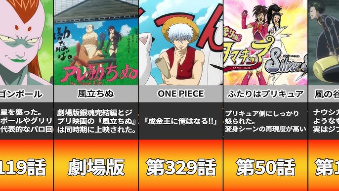 銀魂 銀魂パロディネタ 早見表 Part2 やばすぎwww Youtube