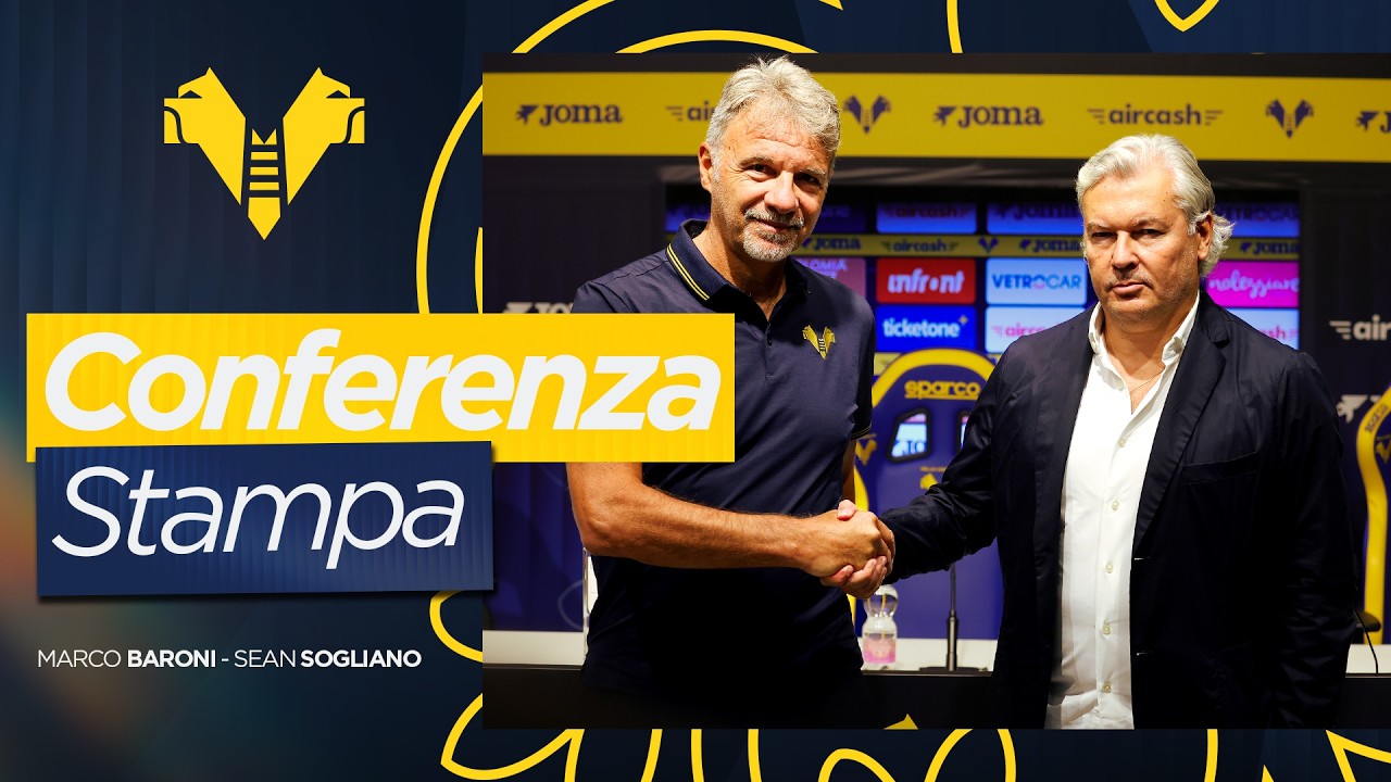 Le parole di mister Marco Baroni e del Direttore Sportivo Sean Sogliano