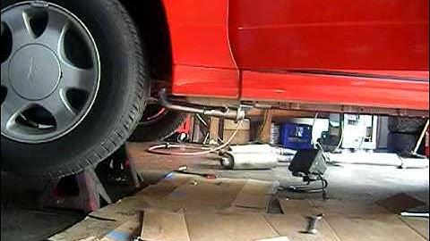 v6 mustang open headers