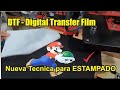 ⭐ Nueva técnica para estampado sobre Algodon/Poliester , DTF Digital Transfer Film ⭐