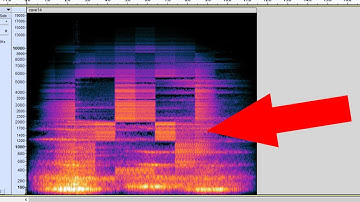 Minecraft Cave Sounds on a Spectrogram