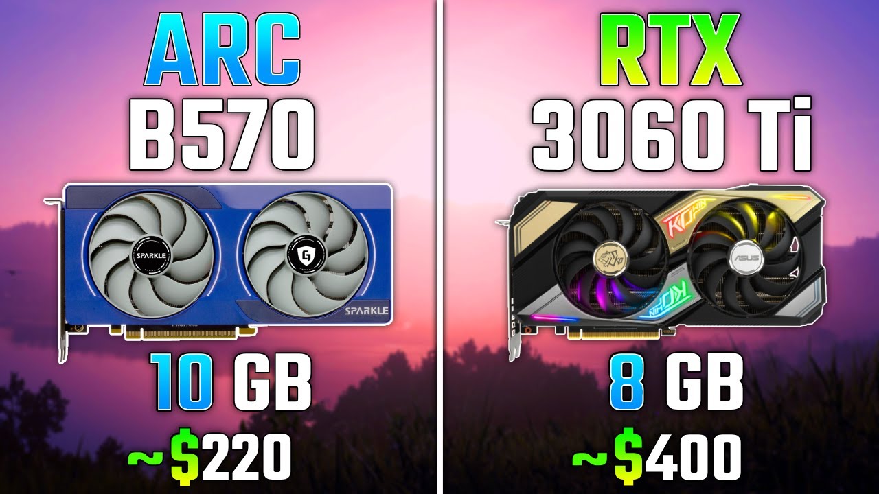 INTEL ARC B570 vs RTX 3060 Ti | Test in 7 Games - YouTube
