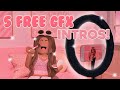 5 FREE roblox intros! (girls and boys!) || mxddsie ♡