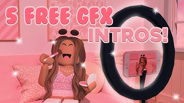 5 FREE roblox intros! (girls and boys!) || mxddsie ♡
