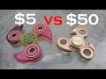 $5 VS $50 Fidget Spinner.  Walgreens VS Alquar Fidget Spinner