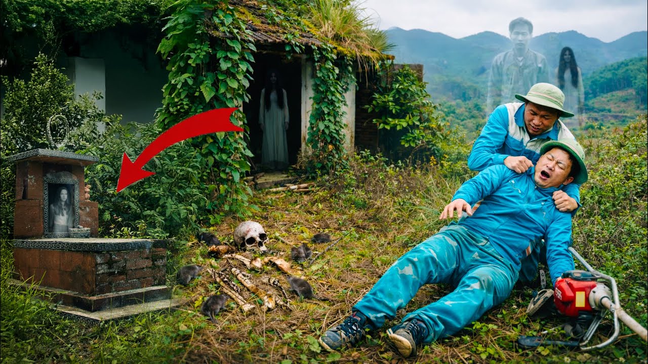 Time-Lapse: Abandoned House Cleanup Gone Wrong — A Female Ghost Followed Me 👻😱