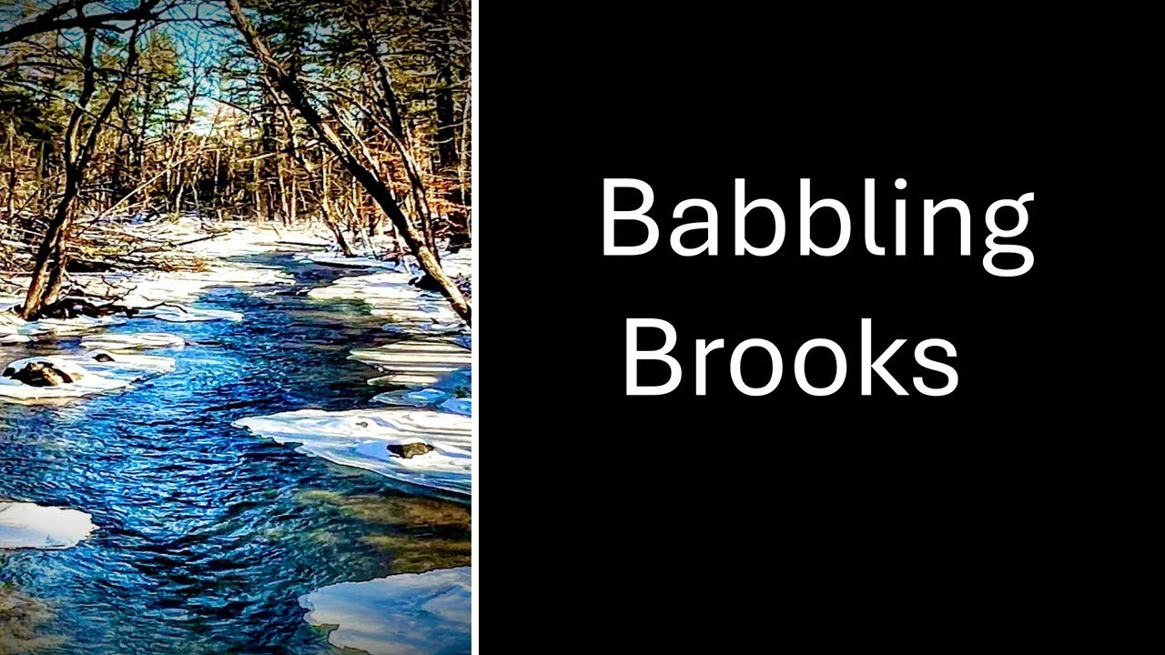 Barn Storming Serenity: Nice Ice Babbling Brooks 007