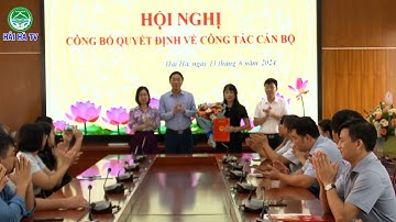 UBND huyện tổ chức hội nghị công bố quyết định về công tác cán bộ