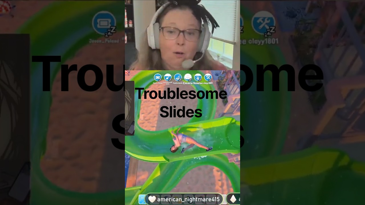 Waterpark Simulator | Troublesome slides 🛝