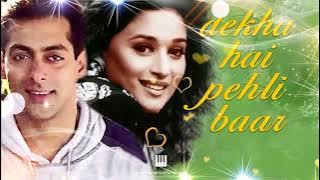 Dekha Hai Pahli Baar -|Saajan (1991) | salman Khan. Madhuri Dixit | Full 4K 60fps video Song