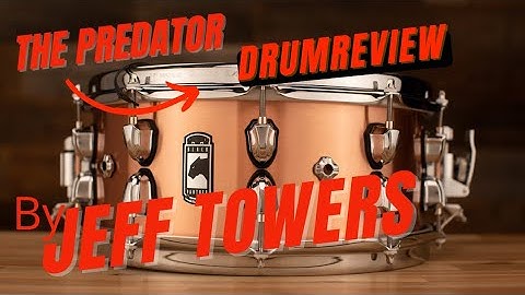 MAPEX BLACK PANTHER - PREDATOR SNARE DRUM overview by JEFF TOWERS