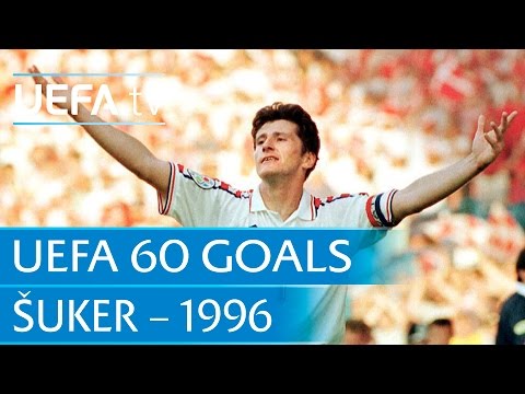 Davor  uker v Denmark, 1996: 60 Great UEFA Goals
