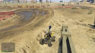 Driverman Grinds A Quad Bike