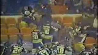 1979 boston bruins invade MSG stands new york rangers