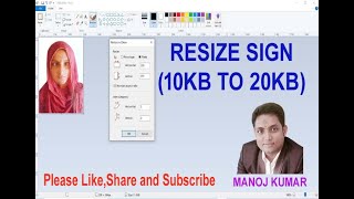 How To Resize Signature in Paint into 140 x 60 pixels JPG format below 20 KB screenshot 4