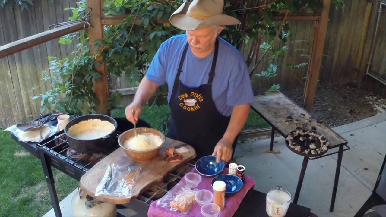 Quiche Recipe in a Dutch Oven on The Sporting Chef YouTube