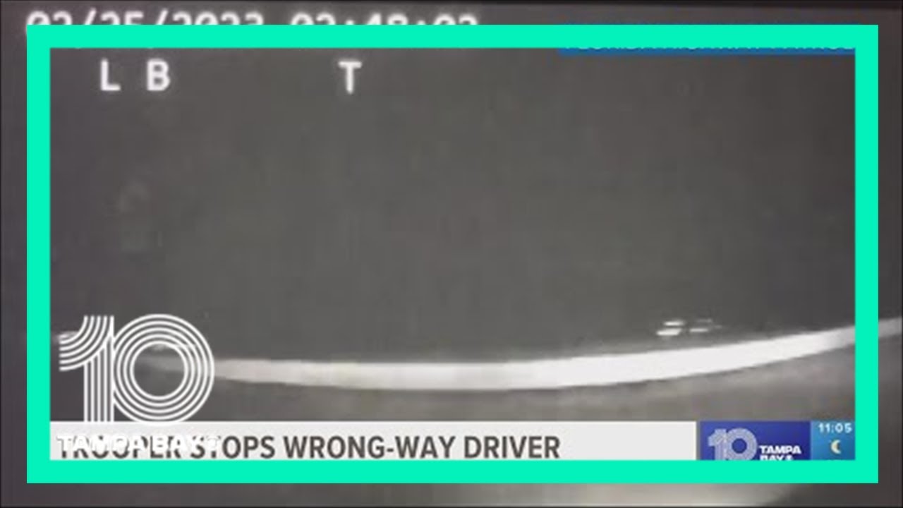 FHP: Wrong-way driver crashes into trooper - YouTube
