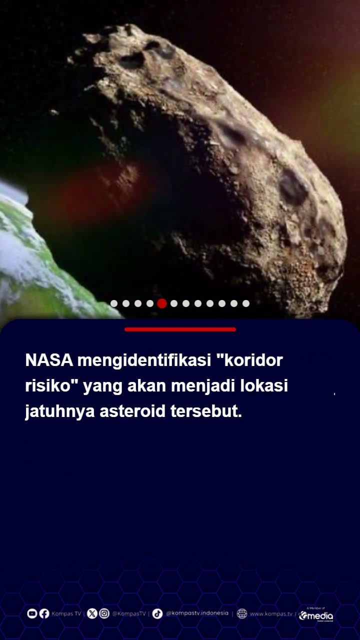 Nasa Prediksi 2032 Bumi Ditabrak Asteroid, Kemungkinan Jatuh di Lokasi Ini #nasa #asteroid